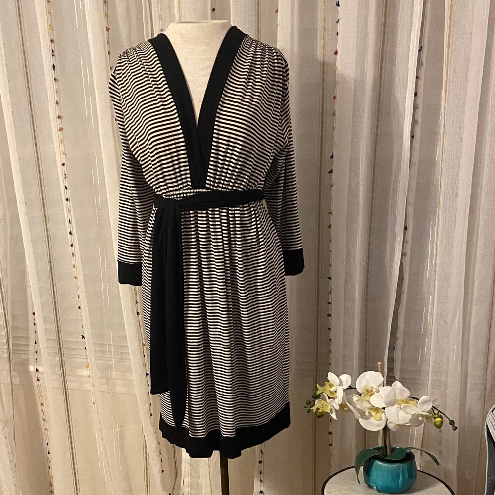 Olian Maternity 3/4 Sleeve Jersey Knot Dress